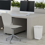 Recycle Waste Garbage Container for Kitchen Cabinet Pullouts, White, RV-35-11-2 - Large Plastic Bins for Home and Office