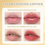 Color Changing Lipstick, PH Lipstick Color Changing, PH Adjusting Lip stick, Clear Lip stick That Changes Color, Long Lasting Moisturizing Tinted Lip Balm, Non-Sticky Formula, Mothers Day Gifts (1pcs)