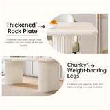 TreLined Dining Table Set for 4, 62.99" Rectangular Kitchen Table with 4 Chairs
