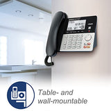 Corded/Cordless Phone for Home with Answering Machine, Call Blocking, Caller ID, Large Backlit Display (Silver/Black) VTech