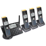 41 Super Long Range 4-Handset DECT 6.0 Cordless Phone for Home with Answering Machine, 2300 ft Range VTech