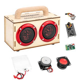 DIY Bluetooth Speaker Kit with LED Lights & Colored Pencils