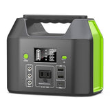 SinKeu Portable Power Station, 122.8Wh LiFePO4 Battery with 150W Output, 38,400mAh Laptop Power Bank Station for Outdoor Travel, Camping, Home, Emergency-Green