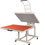 32x40 Manual Heat Press Machine with Stand & Wheels, Large Format T-Shirt