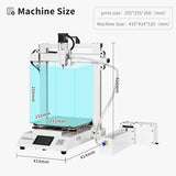 TRONXY 3D Printers Moore 2Pro Clay 3D Printer Building Size