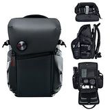 VSGO 20L Professional Camera Backpack for DSLR/SLR, Compatible with Sony Canon Nikon Cameras, DJI RSC2 Gimbals, Tripod, 15.6" Laptop, Lenses & Accessories – Waterproof TPU Canvas, Travel & Outdoor Use