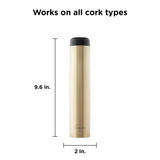 Rabbit Electric Wine Opener, Automatic Corkscrew with Built-In Foil Cutter, Removes Cork in Seconds, Gold