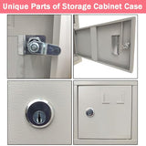 Mobile Phone Locker Box - 40 Door Steel Cell Phone Storage Cabinet with Locks and Keys for Office
