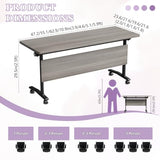 10 Pack Folding Conference Table,Modular Conference Room Table
