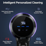 Cordless Vacuum Cleaner, 550W/50Kpa/70Mins Vacuum Cleaners for Home with Smart Auto Mode/LED Touch Display, Self-Standing Cordless Stick Vacuum Rechargeable, Vacuum Cleaner for Pet Hair/Carpet/Floors