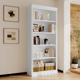 Merax 83.4" Tall Bookcase,Modern 5-Tier Decor Bookshelves with Adjustable Shelves