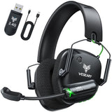 Switch & Mac, Dual-Mode 2.4GHz & Bluetooth Gaming Headphones with Microphone
