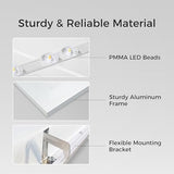 30 Pack 2x4 LED Flat Panel Light Drop Ceiling, 0-10V Dimmable