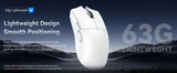 ATTACK SHARK X11 Lightweight Wireless Gaming Mouse with RGB Charging Dock