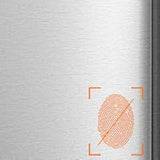 AOOU 16 Gallon Dual Trash Can, 60L(2x30L) Stainless Steel Kitchen Garbage Can