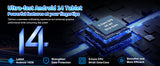 A10L 10 Inch Android Tablet 12GB RAM 64GB ROM IPS HD Touch Screen with Keyboard