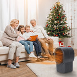 500W Portable Electric Space Heater Mini Desktop Fan Heater for Home Office