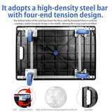 Push Cart Dolly, Moving Platform Hand Truck with 360 Degree Swivel Silent Wheel