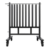 Power Systems Premium Dumbbell Storage Rack – Mobile Weight Rack with Wheels, Heavy Duty Steel Organizer for Home Gym, Fitness Studio & Commercial Use, Secure Space Saving Design (Rack Only)