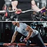RYMNT Minimal Weight Lifting Gloves,Short Micro Workout Gloves Grip Pads with Full Palm Protection & Extra Grip, Galaxy-Medium