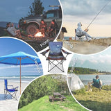 Northroad Camping Chair Portable Camp Chair, Folding Lawn Chair with Cup Holder for Outdoor Camping, Hiking, Travel, Patio, Beach, Picnics