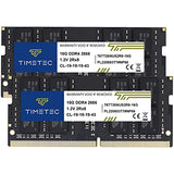 Timetec 32GB KIT (2x16GB) DDR4 2666MHz (PC4-2666V) PC4-21300 SODIMM Laptop RAM