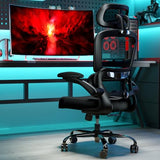 TRALT Office Chair Ergonomic Desk Chair, 330 LBS Home Mesh Office Desk Chairs with Wheels (Black)