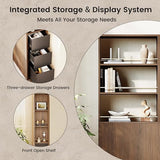 Adjustable Electric Stand Up Wood Desk with Privacy Panel, AC/USB, Large One-Piece Destop