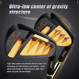 PGM Men's 13-Piece Complete Golf Club Set - Includes 3 Woods, 1 Hybrid, 7 Irons, Sand Wedge, Putter, and Stand Bag - RH