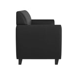 Flash Furniture Hercules LeatherSoft Sofa, Black