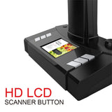 QERTYHJK Portable 18MP Doc Cam Book Scanner, A3 Document with OCR Visualizer