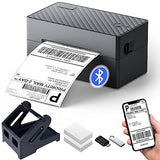 Label Printer, 4x6 Shipping Label Thermal Printer for Packages, Bluetooth Conection and Compatible with Android, iPhone