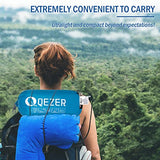 QEZER Ultralight Down Sleeping Bag for Adults 45-68 Degree F with 600 Fill Power, Compact Summer Sleeping Bag for Backpacking, Hiking and Camping