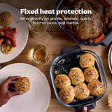 Ninja Crispi Pro 6-in-1 Glass Air Fryer | 450°F, Nontoxic, 6qt & 2.5qt Containers & Lids | Microwave, Freezer, Dishwasher Safe | Max Crisp, Air Fry, Bake, Roast, Recrisp, Dehydrate |Cyberspace AS101CY