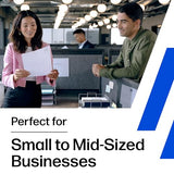 Print, Fast speeds, Easy Setup, Mobile Printing, Advanced Security, Best-for-Small Teams, Ethernet/USB only