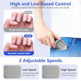3 in 1 Electric Nail Clipper, Automatic Nail Trimmer with Built-in Nail Grinder & Polisher, Easy to Use for Adults Seniors Kids, USB Rechargeable, Quiet & Safe Manicure Tool, Daily Manicure Supplies