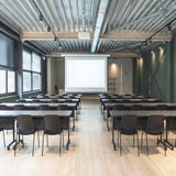 Modular Conference Tables with Cable Management Grommet,Mobile Folding Conference Room Table