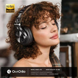 OneOdio A70 Bluetooth Over Ear Headphones, Wireless Headphones with 72H Playtime, Hi-Res, Built-in Mic