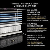 Beautyrest Black Series Two 16.5" Medium Pillow Top Twin XL Mattress