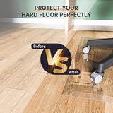 [Tempered Glass] 36“ x 36” Beveled Edge Glass Chair Mat with Polished Edge Clear Office Chair Mat