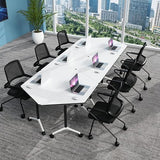 Usosidam Folding Conference Room Table with Wheels