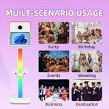 Aookely DSLR Photobooth Machine with Flight Case, 15.6" HD Touch Screen