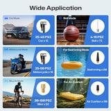 INNOVV P1 Aluminum Tire Inflator Portable Air Compressor, 3X Faster 150PSI Cordless Car Air Pump with Auto-Shutoff, Motorcycle Pumps