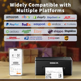 Rongta 4x6 Bluetooth Thermal Shipping Label Printer, Wireless Shipping Label Maker for Amazon FBA, Shopify