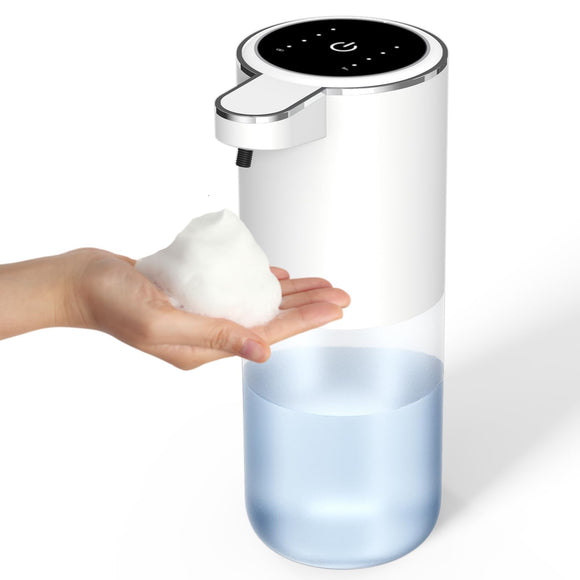 Soap Dispenser, Touchless Automatic Soap Dispenser with 4-Level Adjustable Foam, USB Rechargeable Josnown