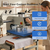 16x24 Pneumatic Dual-Platen Heat Press Machine