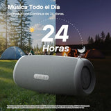 Tribit StormBox Lava Portable Bluetooth Speaker, 80W Loud Wireless Speaker, 24H Playtime, IP67 Waterproof, Bluetooth 5.4, Custom EQ, XBass, Built-in Mic, TWS Pairing for Camping/Beach/Party/Outdoor