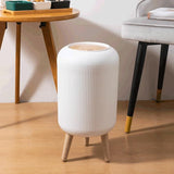 SEUOKMN Bathroom Waste Bins Press-Type Trash Can Household Dustbin Box Kitchen Garbage Paper Basket