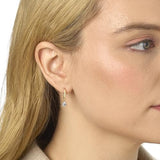 1/2 to 4 Carat Lab Grown Diamond Round Dangle Drop Earrings for Women