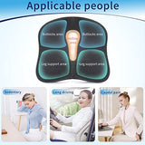 Memory Foam Seat Chair Cushion for Relieves Back Sciatica Pain Tailbone Pain Coccyx Degenerating Disc Orthopedic (Dark Gray)